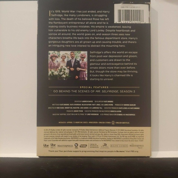 Masterpiece: Mr. Selfridge - Season 3 - Picture 2 of 4